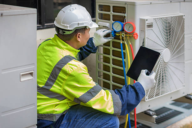 Professional Hvac technician working in Canton, NC